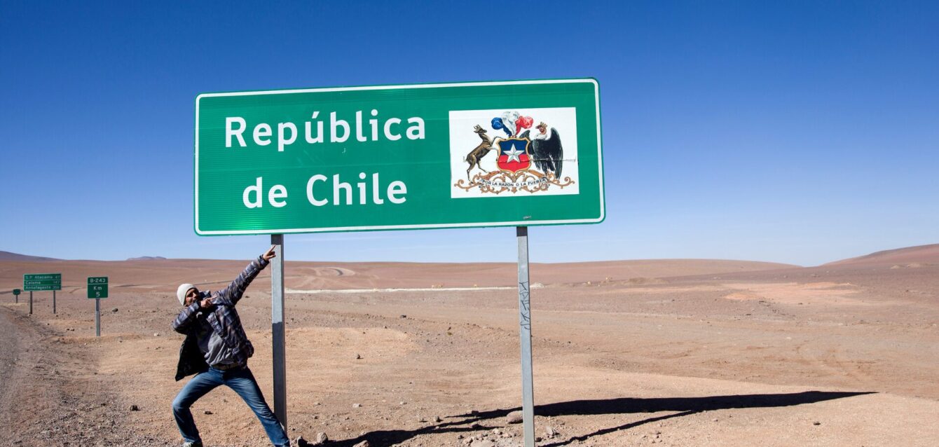 Cartel frontera Chile